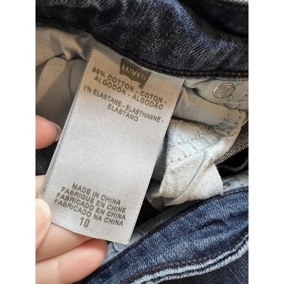 Levi's 545 Jeans Womens 10 Low Rise Bootcut Medium Wash Blue Y2k Denim - Picture 11 of 11